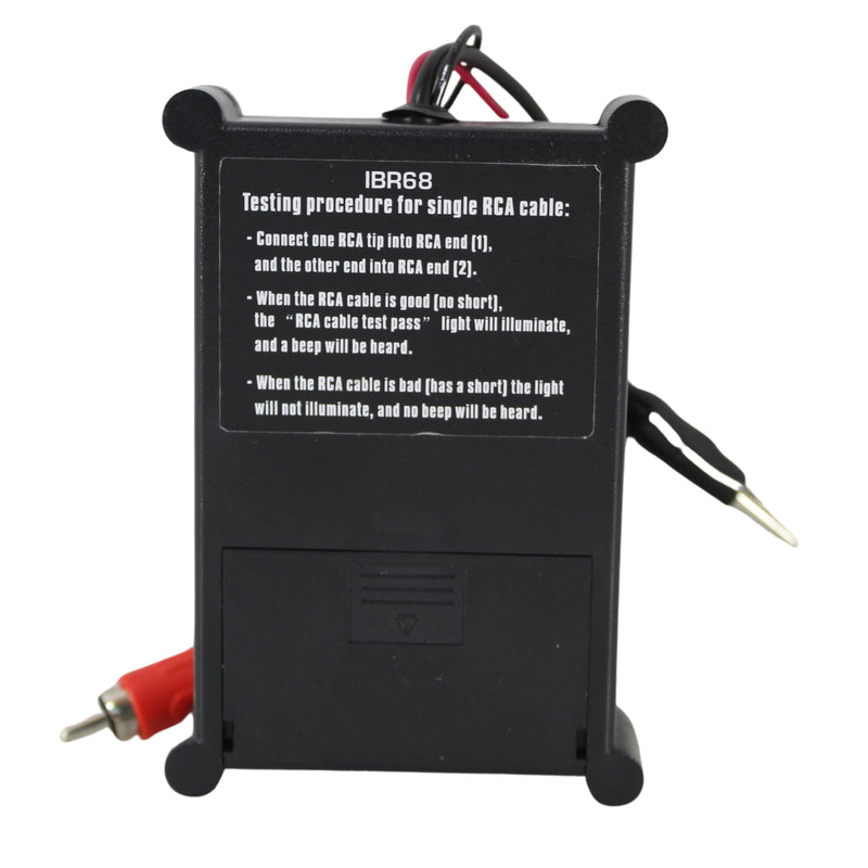 RCA All in One 9V Cable Wire Tester Tone Generator Speaker Polarity IBR68 - OPEN BOX