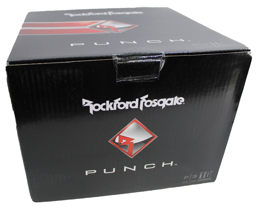 Rockford Fosgate 10" Punch P3 1000W Dual 4 Ohm Subwoofer P3D4-10