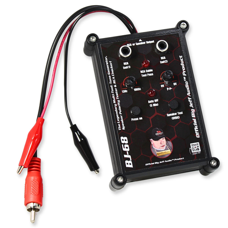 Handheld 9V Speaker Polarity Tester and Tone Generator / RCA Tester