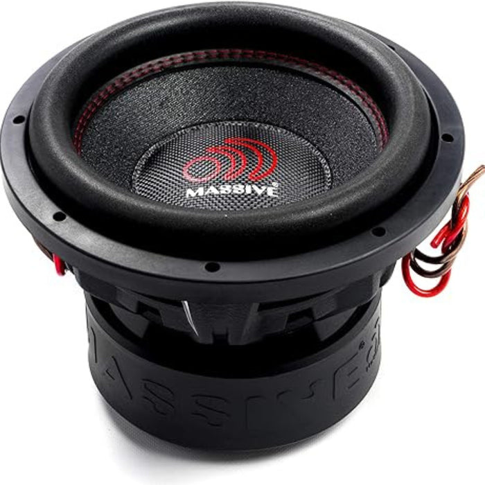 Massive Audio 10" 3000 Watt Subwoofer Dual 4 Ohm Competition SUMMOXL104