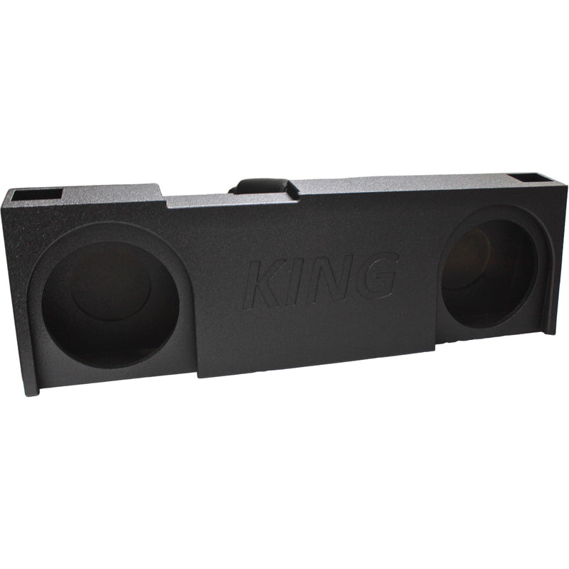 King Boxes Dual 12" Upfire Ported 2014-2018 Chevy/GMC Truck Crew Cab Speaker Box