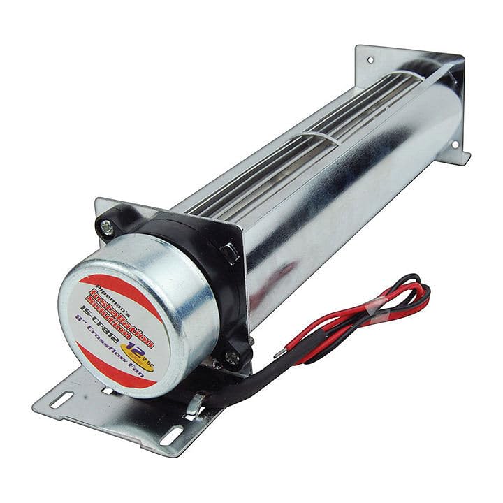Pipeman's Installation Solution 8 Inch 12 Volt Crossflow Cooling Fan IS-CF812