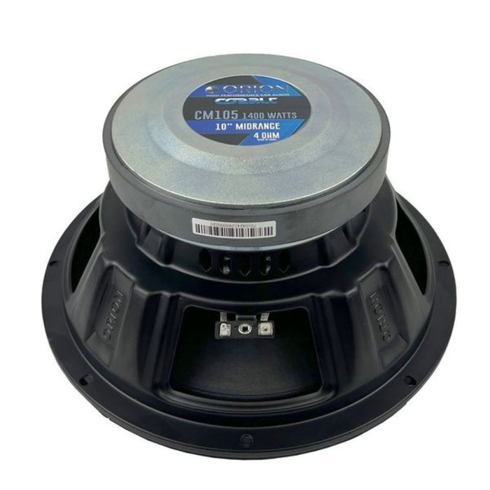 10" 350 Watt RMS 4-Ohm Midrange Pro Car Audio Speaker ORION Cobalt Series