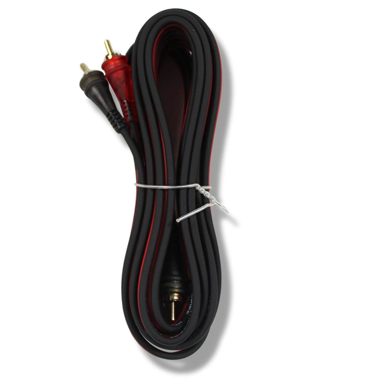 Audiopipe Frosted RCA Cables w/Gold-Plated RCA Connectors (10 Pack) 1.5-25 Feet