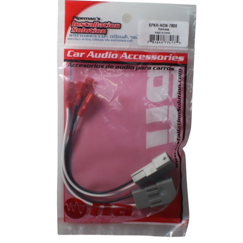 Pipeman Speaker Harness Plug and Play Adapter 2 Pin for Honda SPKH-HON-7800