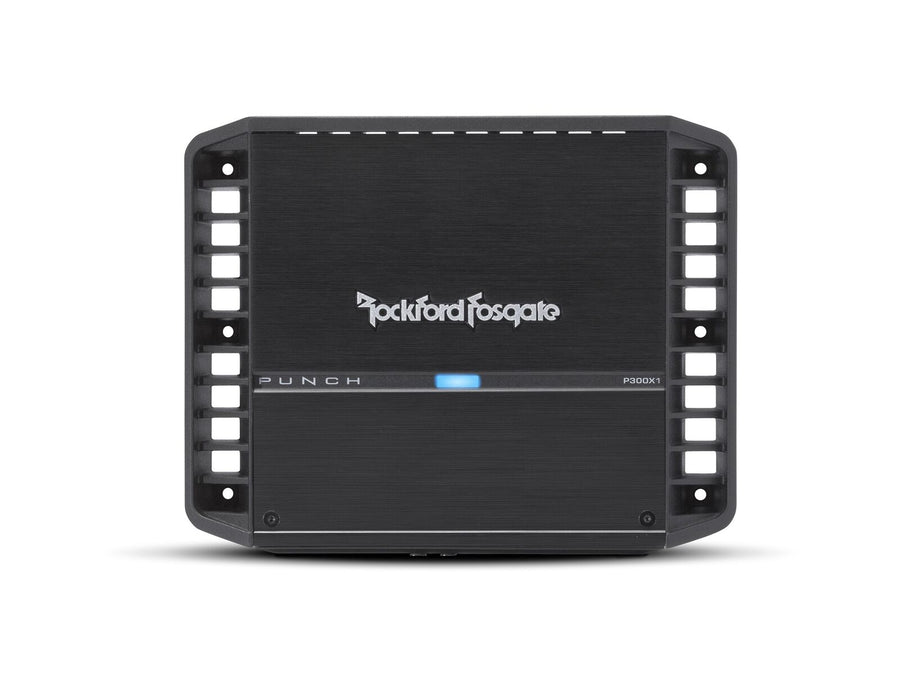 Rockford Fosgate Punch 300 Watt Full-Range Mono Amplifier P300X1 + Install Kit