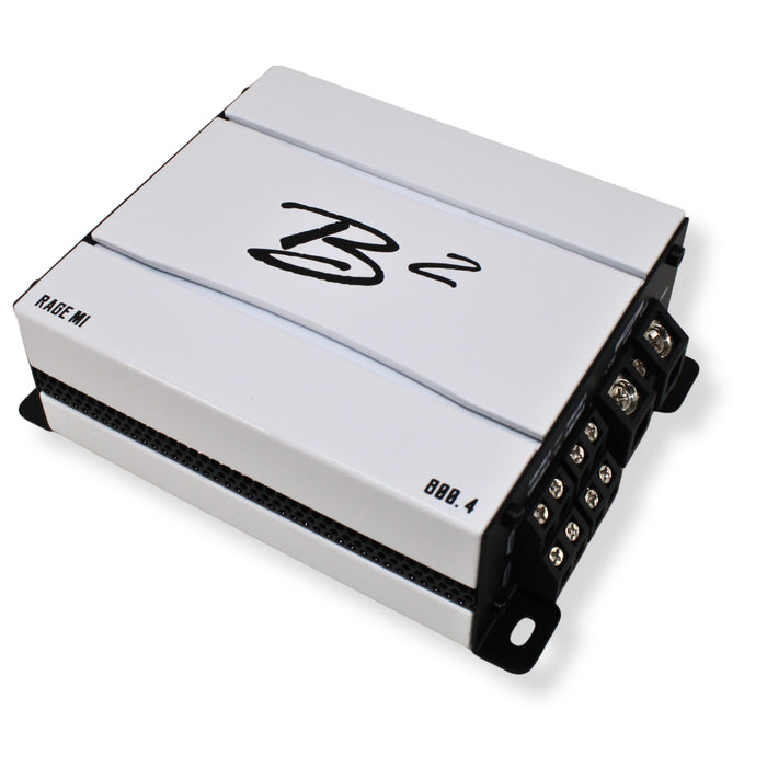 B2 Audio RAGE Micro Series 800 Watt 4-Channel 2-Ohm Class D Full Range Amplifier