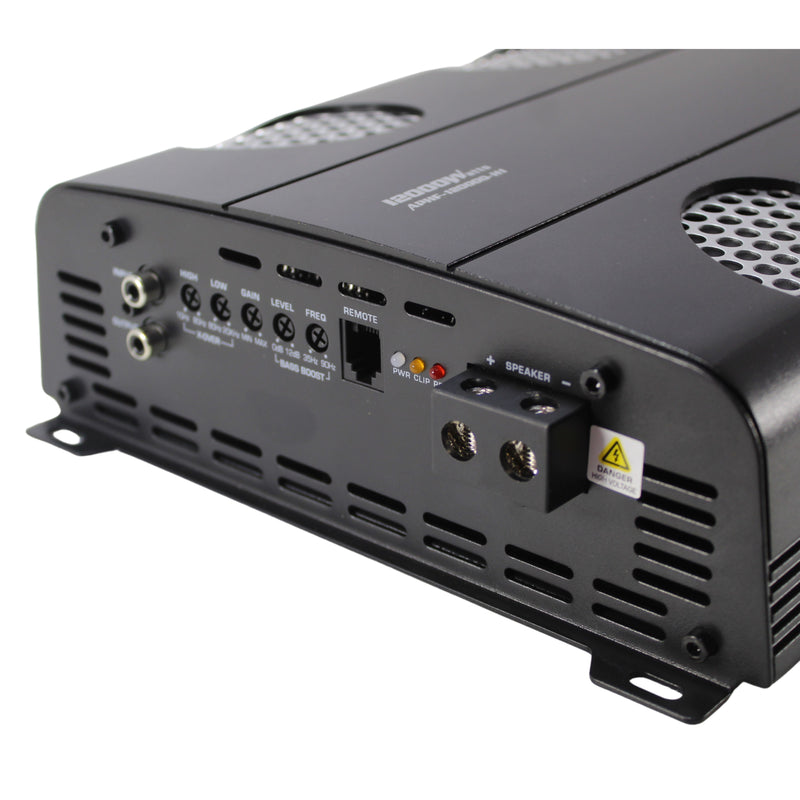 Audiopipe 12000W Monoblock 1 Ohm Class D Brazilian Style Amplifier APHF-12000D