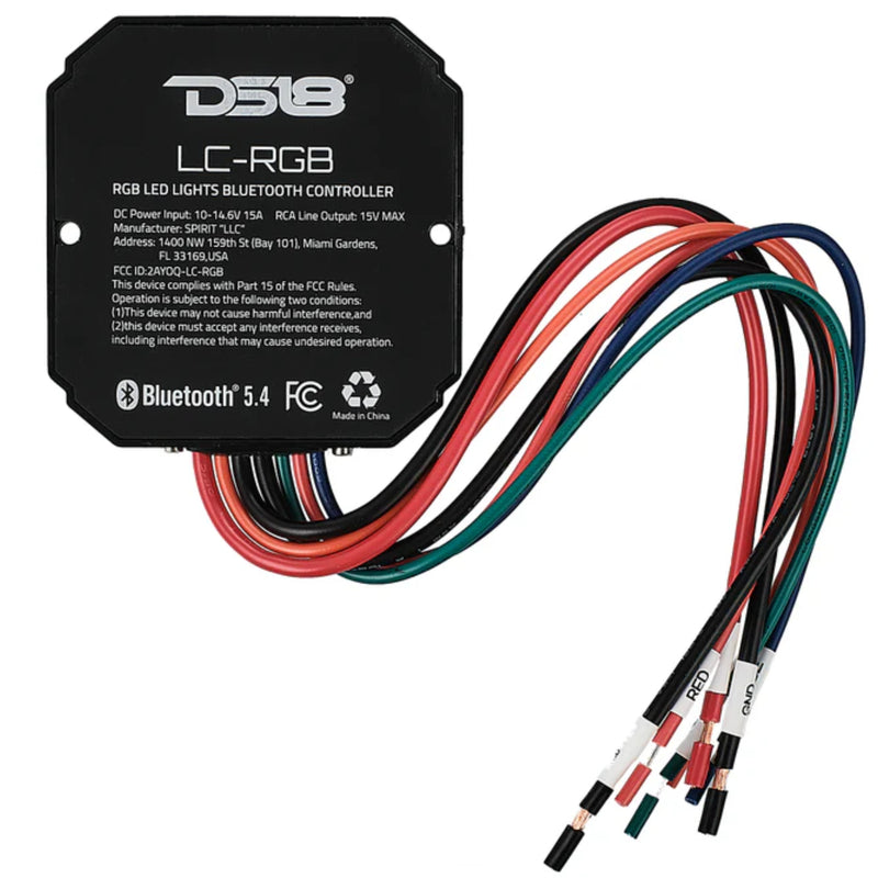 IP66 Water Resistant RGB-LED Light Bluetooth Controller