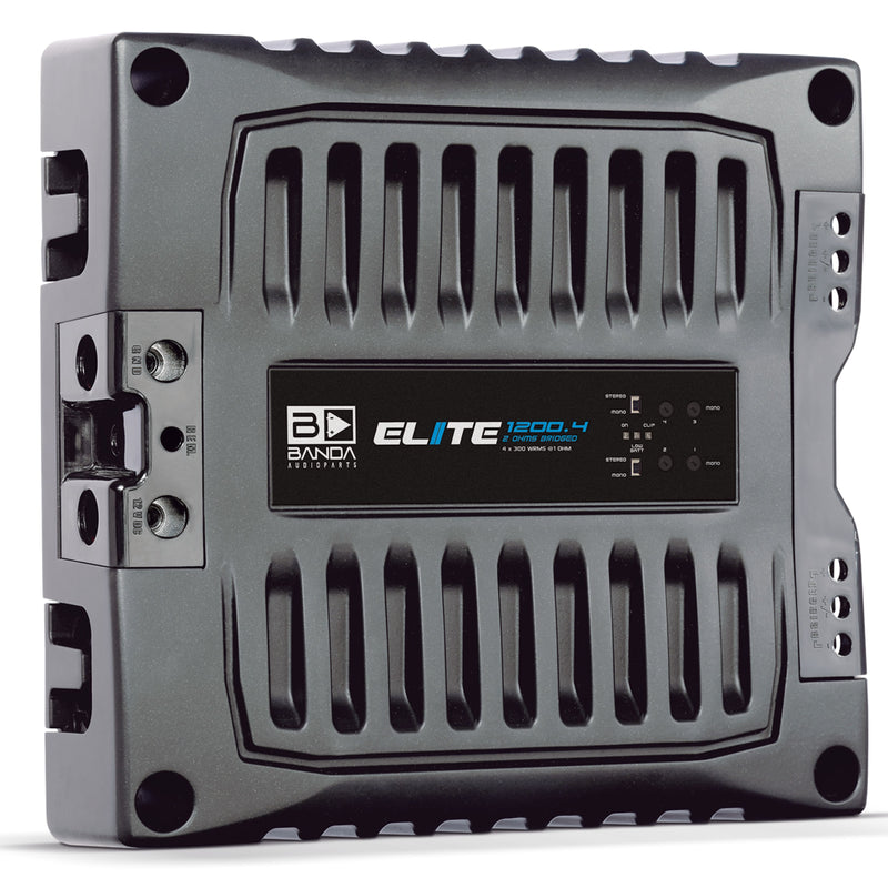 Banda ELITE Line Full Range 1200 Watt 1-Ohm 4-Channel Brazilian Amplifier