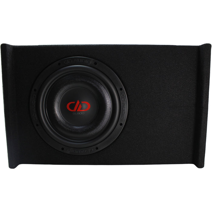 DD Audio SL600 Series 10" 600W RMS S1-Ohm Slim Down Firing Enclosure
