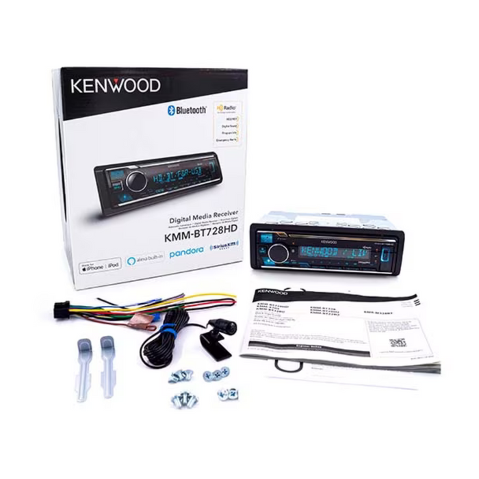 Kenwood Bluetooth Car Stereo with USB Port, AM/FM Radio, MP3 Player KMM-BT38