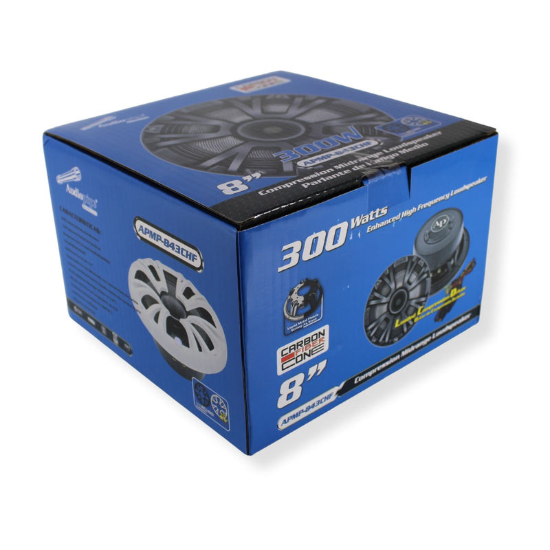 8" 150W RMS 4-Ohm Compression Horn Midrange Loudspeaker Audiopipe APMP-843CHF