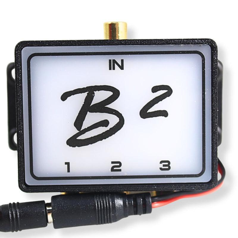 B2 Audio Cockbox 1-to-3 Pair RCA Splitter Distribution Block w/ RGB LED Lights