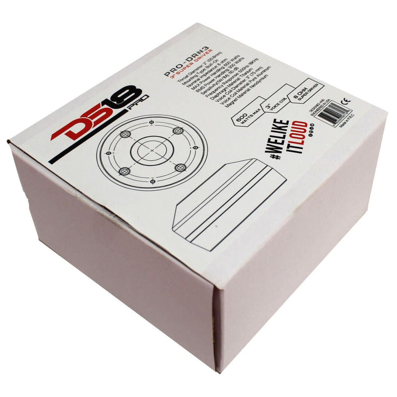 DS18 Pro 3" 600 Watt 8 Ohm Titanium Neodymium Driver PRO-DRN3