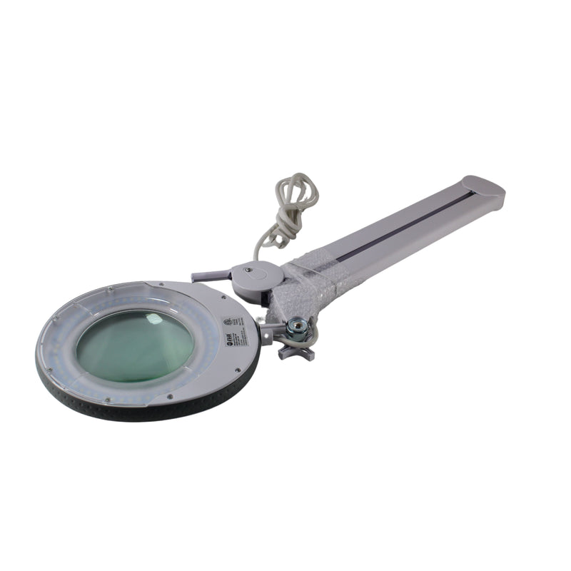 5" Adjustable Arm Magnifier Table Lamp - 760 Lumens, 110-120V