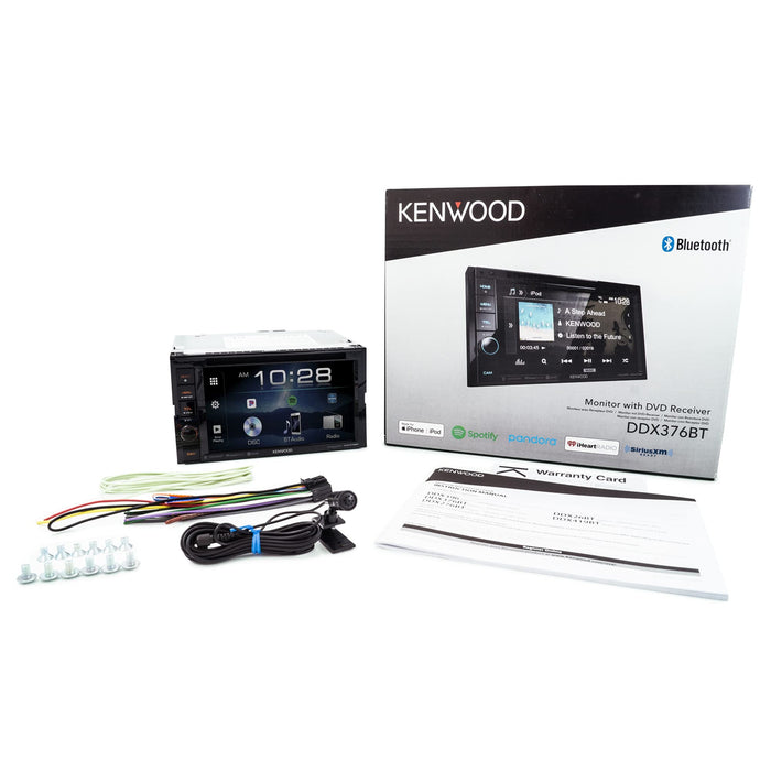 Kenwood 6.2" in-Dash Car DVD Monitor Bluetooth Receiver w/USB/AUX DDX376BT