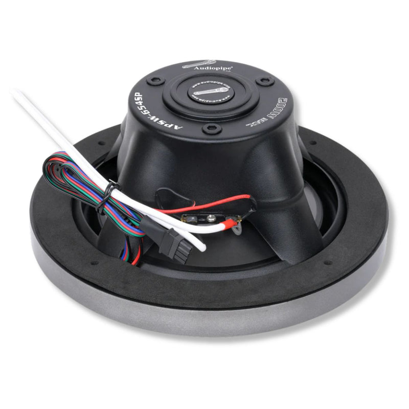 6.5" 100W RMS Coaxial 2-Way Marine Speakers Pair w/ RGB LED Lights  | APSW-654SP