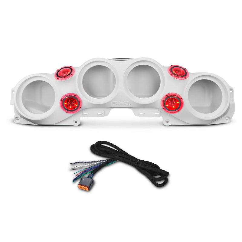 Jeep Wrangler Overhead Sound Bar System w/ 4 Tweeters JL JLU JT 2018-23