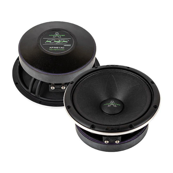 Pair of Deaf Bonce 6.5 Mid-Range Speakers 360W 4 Ohm w/ 1" Neo Tweeters 100W