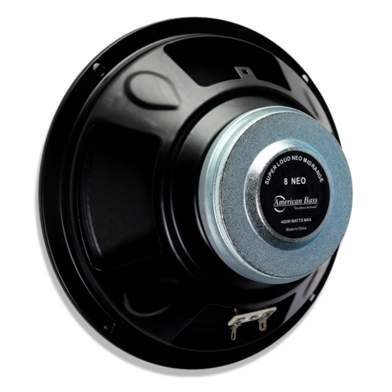 American Bass 8" 200W RMS 4-Ohm 1.5" VC Midrange Pro Neodymium Speaker NEO8