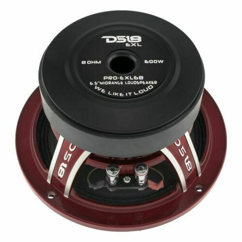 DS18 PRO-EXL68 6.5" Pro Audio Midrange Loud Speaker 600 Watt 8 Ohm