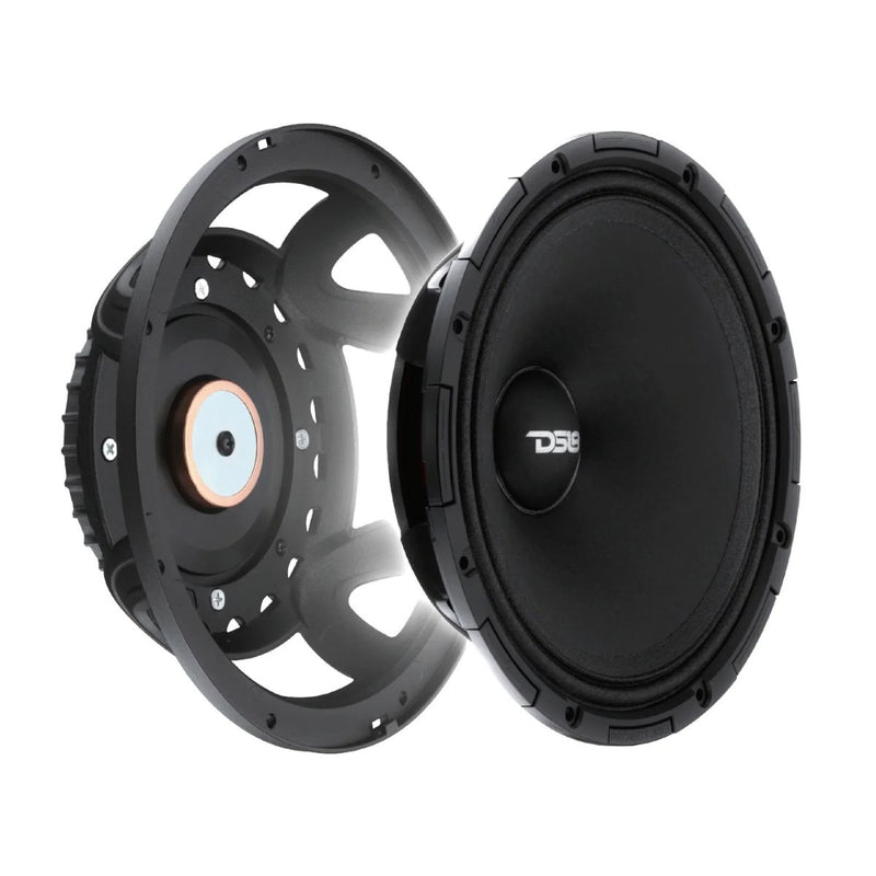 8" 350 W RMS 8 Ohm Mid-High Loudspeaker DS18 PROJECT360 Neo Rotating Recone
