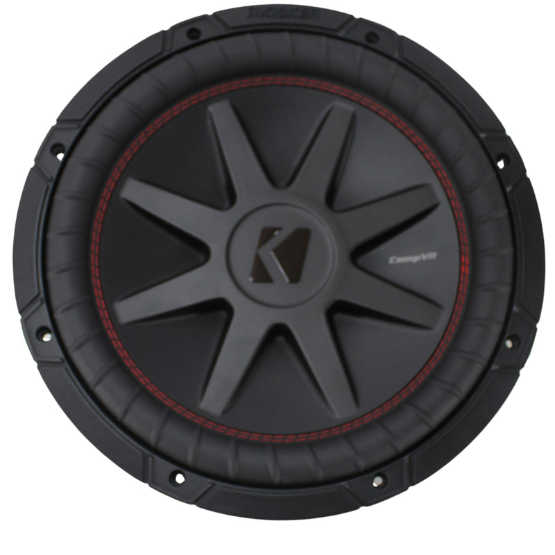 Kicker CompVR 12" Dual 2 Ohm 450 Watt RMS Award Winning Subwoofer 52CVR122