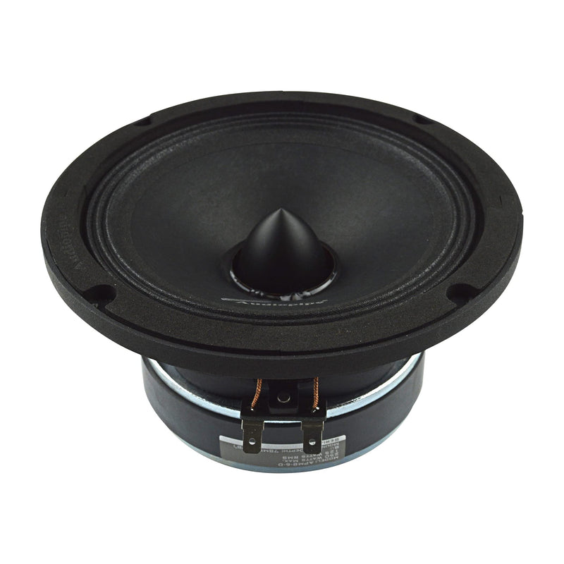 Audiopipe 6 Bullet Mid Bass Loud Speaker 250W 8 ohms 1.5 Voice Coil Black