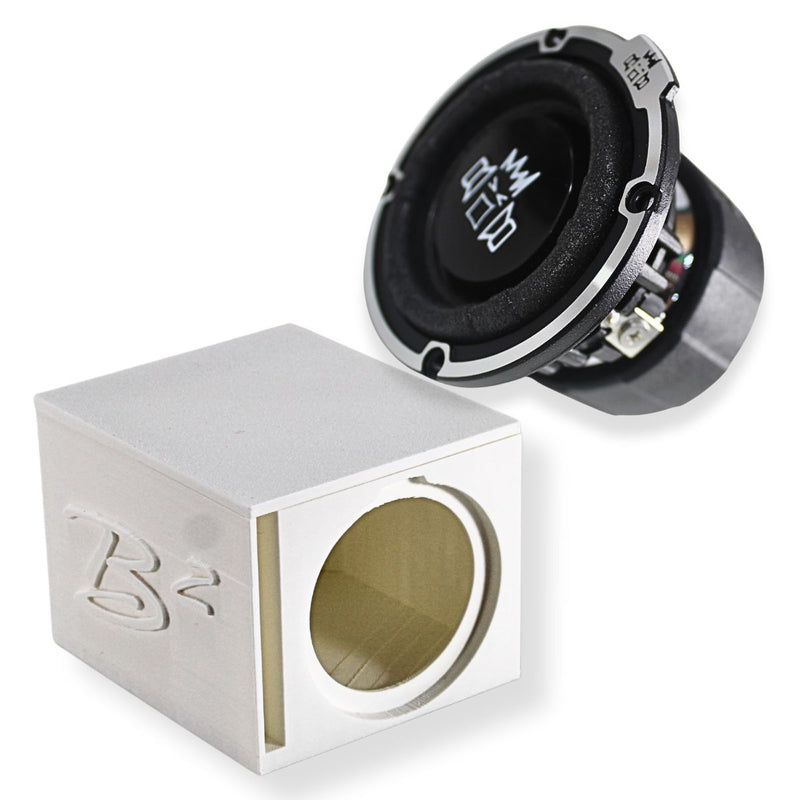 B2 Audio RIOT-2.5 Mini Woofer w/ Single Ported 3D-Printed Box DIY Project
