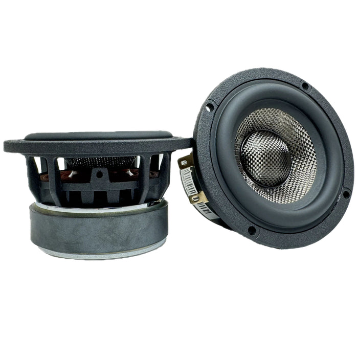Pair of Sundown Audio 3" 4-Ohm 30W RMS Component Midrange Speakers SA Series V4