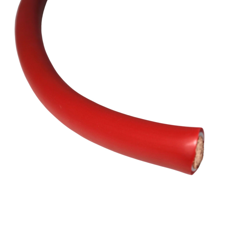 GP Car Audio 0 AWG 100% OFC Power/Ground Wire Red Lot Cut By The Foot