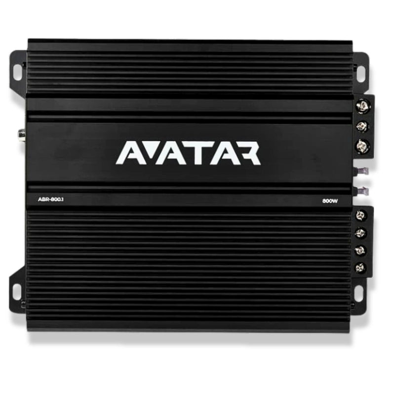 800W RMS Monoblock 1-Ohm Class D Car Audio Bass Amplifier w/ Bass Knob ABR-800.1