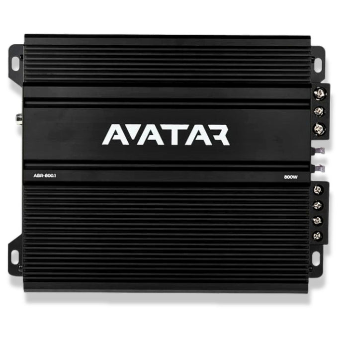 800W RMS Monoblock 1-Ohm Class D Car Audio Bass Amplifier w/ Bass Knob ABR-800.1