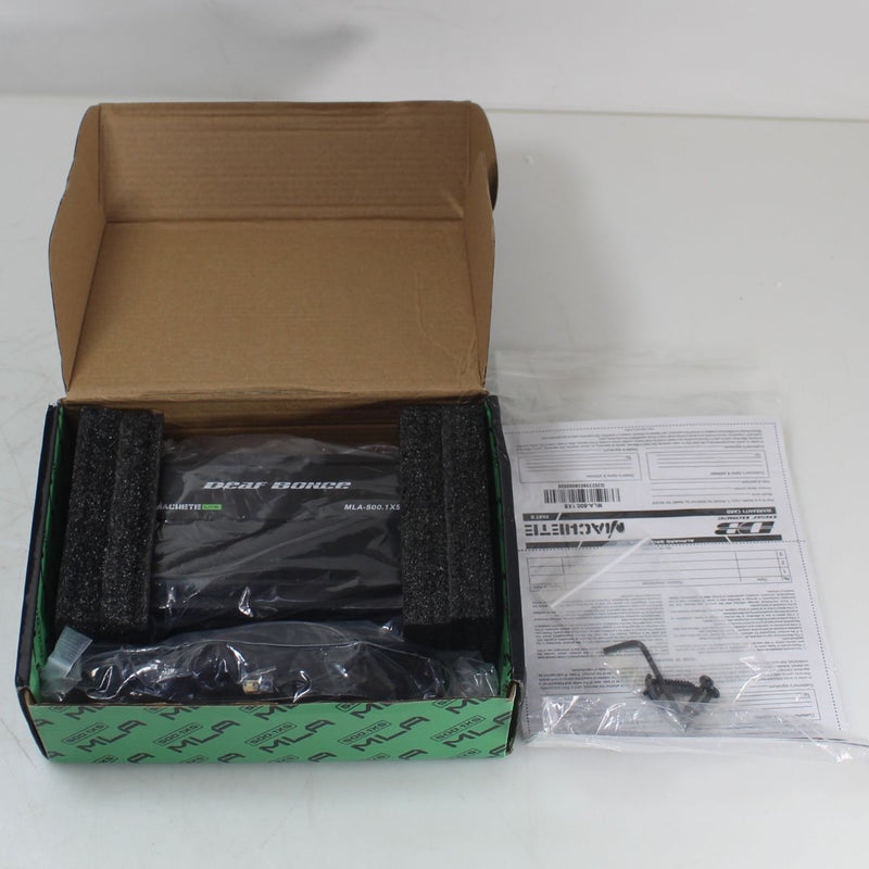Deaf Bonce 500W 1 ohm Class D Machete Monoblock Amplifier MLA-500.1 XS OPEN BOX