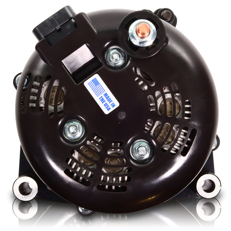Mechman E-Series 370 Amp Black Alternator For 1996 - 2004 GM 5.7L Truck