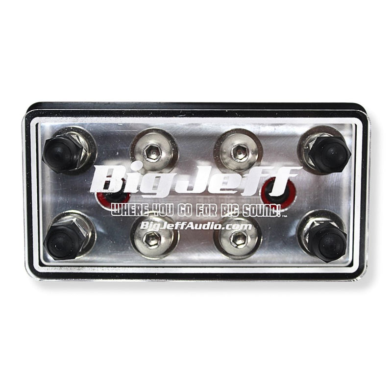 8 Spot Power / Ground 9/32 Terminal Lug Distribution Block - Big Jeff Audio