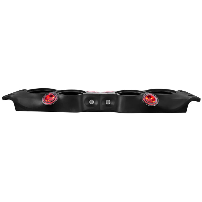 Jeep Wrangler Overhead Sound Bar System w/ 4 Tweeters and 2 Drivers JK JKU