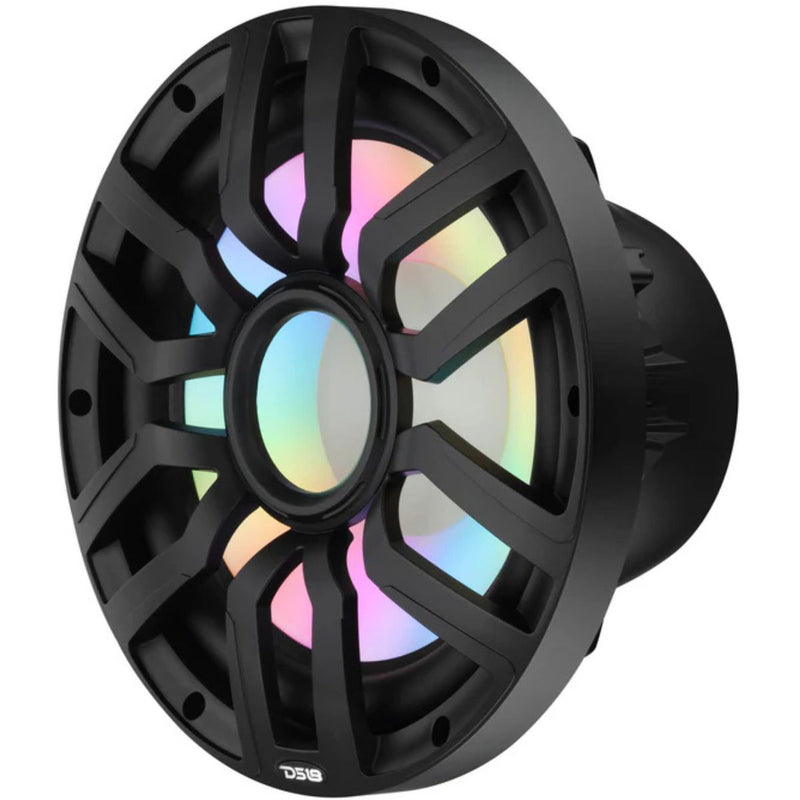 12" 600 Watt RMS 4 Ohm Neo Marine Subwoofer w/ LED DS18 NXL-iQSUB12 Black