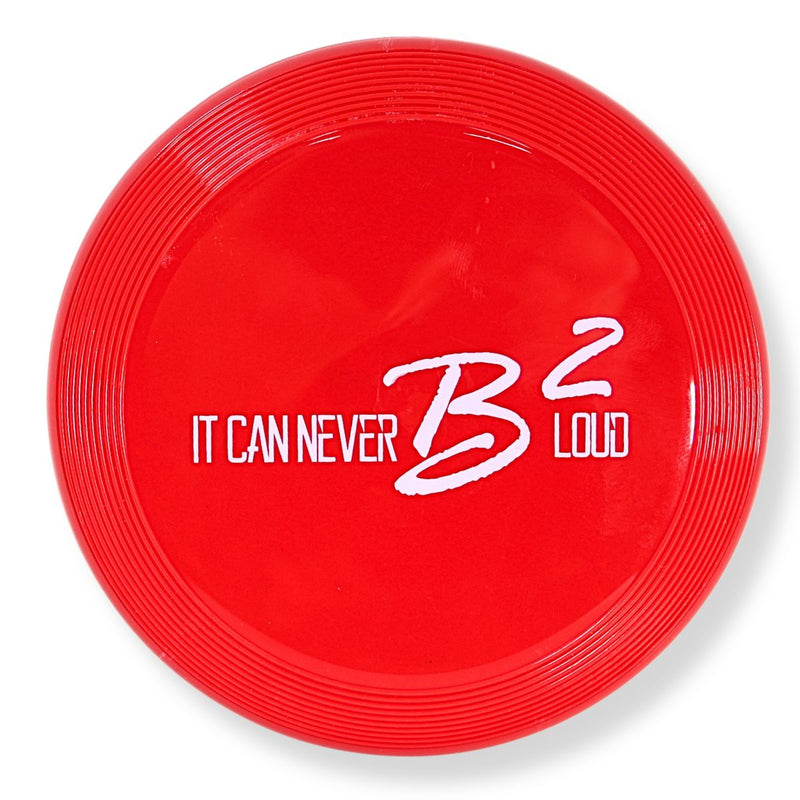 B2 Audio Mini Frisbee Red It Can Never B2 Loud Compact Throw Disc