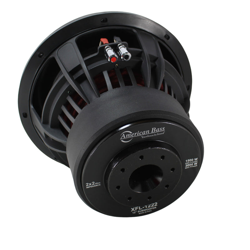 American Bass 12" XFL Series 1000W RMS Dual Voice Coil Subwoofer - XFL-12-D2