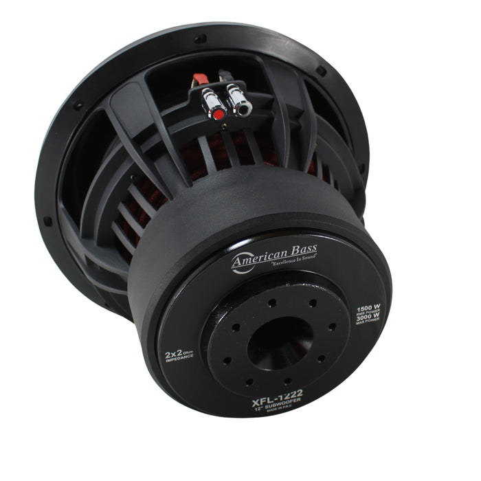 American Bass 12" XFL Series 1000W RMS Dual Voice Coil Subwoofer - XFL-12-D2