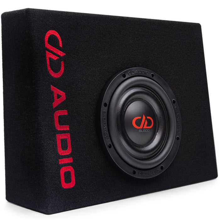 DD Audio SL608T.1 Slim Behind Seat 8" 300W Plug & Play Subwoofer Enclosure