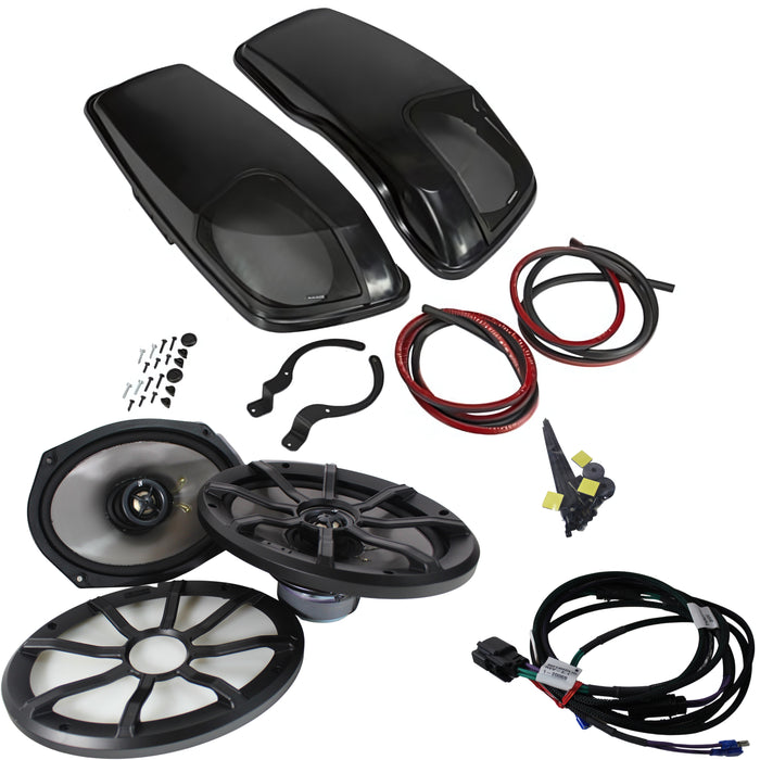 Kicker HDBL69 Series Bag Lid Audio Kit for Harley Davidson 2014 & UP / 46HDBL69