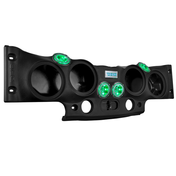 Jeep Wrangler Overhead Sound Bar System w/ 4 Tweeters and 2 Drivers JK JKU