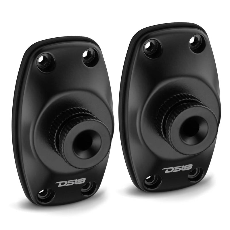 DS18 Flat Surface Mount Brackets for NVY Tower Speakers Pair Black or White