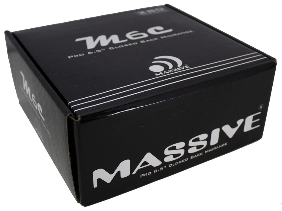 Massive Audio Pro Closed Back 6.5" 70W 8-Ohm RMS Mid-Range Speaker / M6C