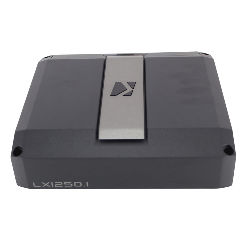 1250W 1-Ohm Mono Class D Subwoofer Amplifier w/Smart Bass & RGB LED Center Panel