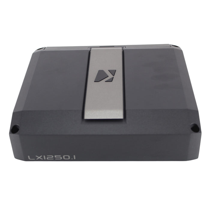 1250W 1-Ohm Mono Class D Subwoofer Amplifier w/Smart Bass & RGB LED Center Panel