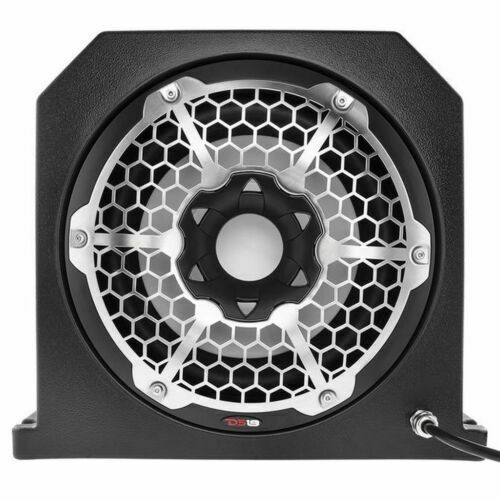 DS18 NXL10SUBLD 10" Black ATV Subwoofer Box Marine RGB LED 4 Ohm 700W